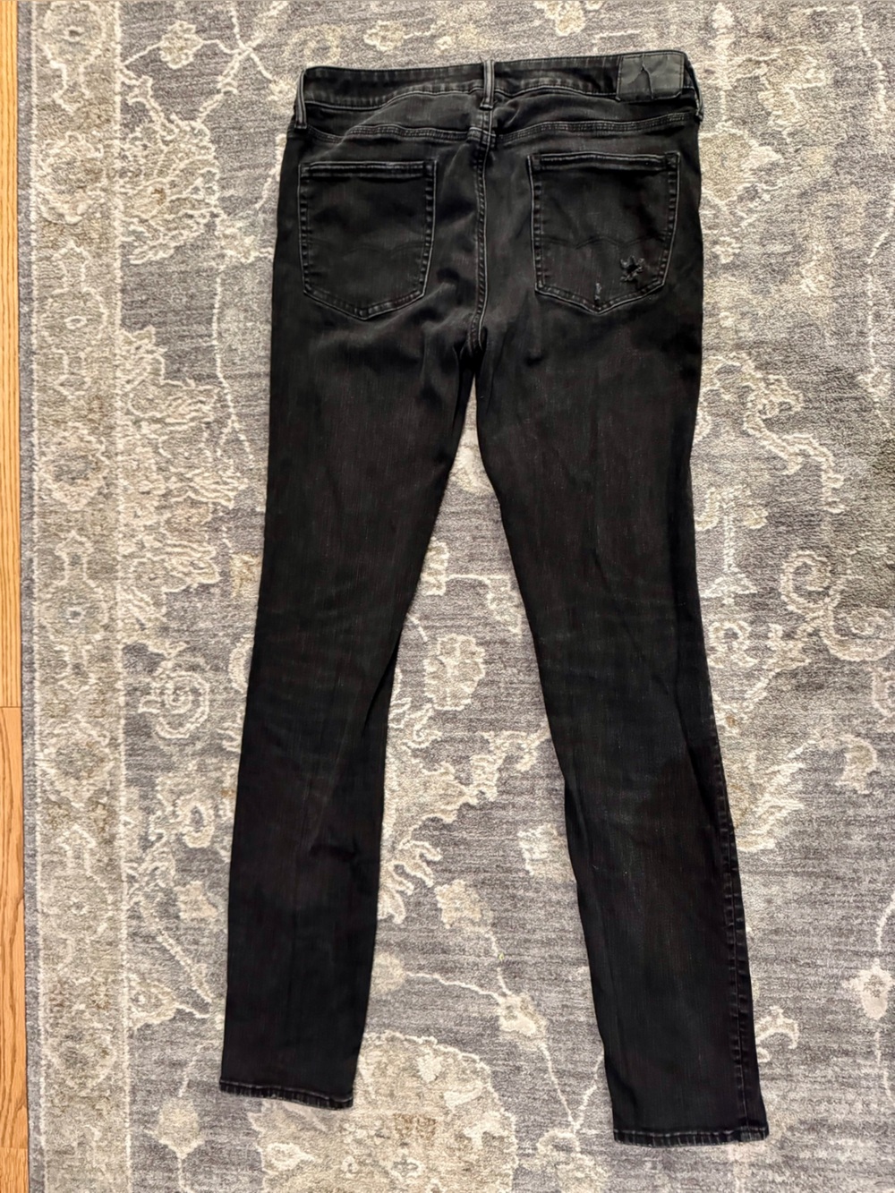American Eagle Outfitters Men's Black Skinny Jeans